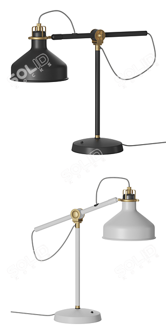 Modern Ikea Ranarp Pendant Light 3D model image 2