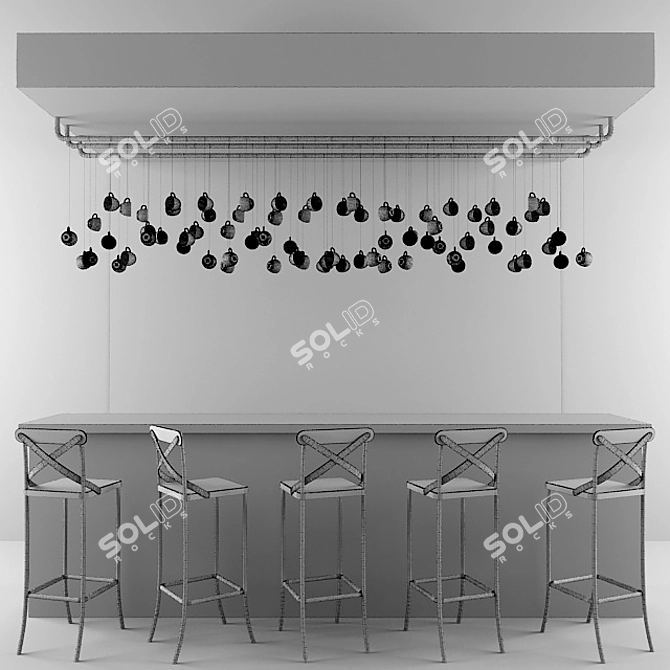 Cupful Delights: 3D Coffee Shop 3D model image 3