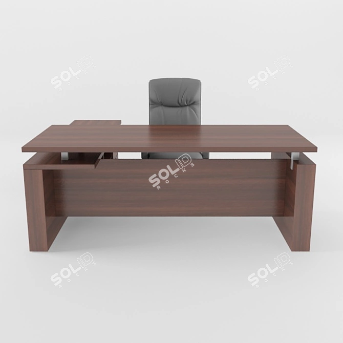 Executive Laminate Table - 2000mm x 900mm 3D model image 3