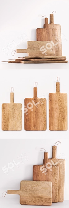 Eva Solo Nordic Kitchen Cutting Boards - Versatile & Stylish 3D model image 2