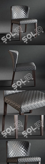 Modern Dining Chair - Curran 3D model image 2