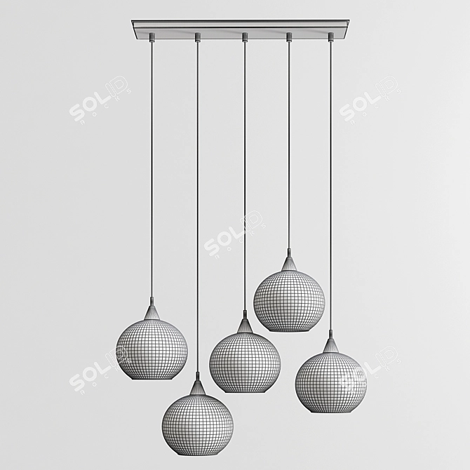 Glowing Firefly Pendant Light 3D model image 3