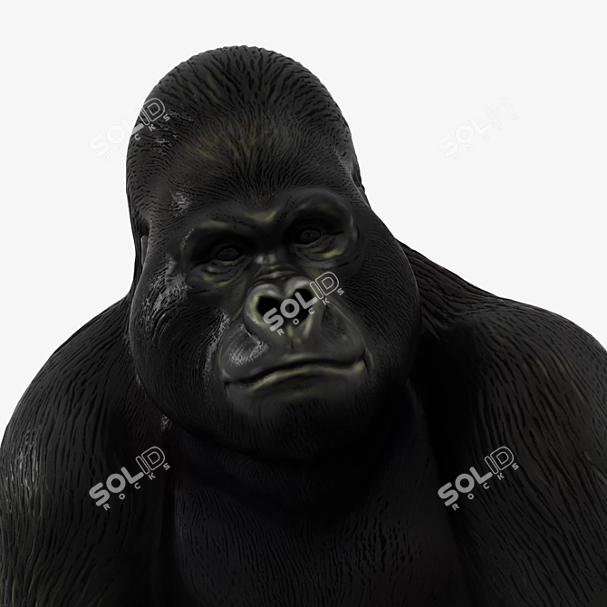 Detailed Gorilla Figurine - 3D Max, V-Ray 3D model image 2