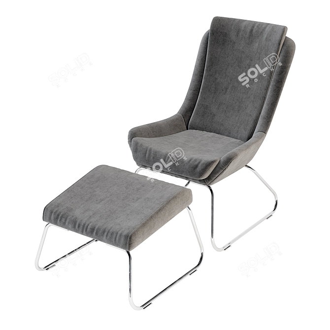 Kerstin Resting Chair: Comfort Elevated 3D model image 2