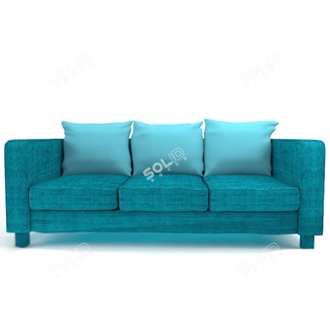 Modern Comfort: The Ultimate Sofa 3D model image 1