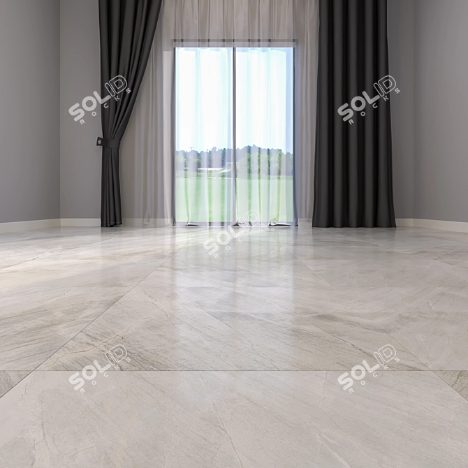 Elegant Marble Floor 67 3D model image 2