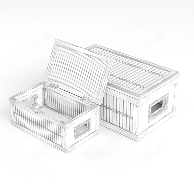 Elegant Box for Decorative Use 3D model image 3