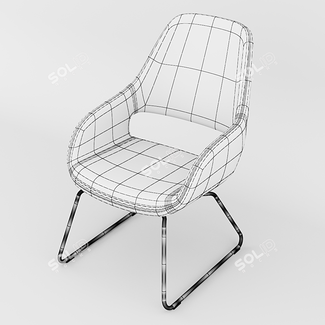 Babila Comfort 2749 - Stylish ArmChair 3D model image 3