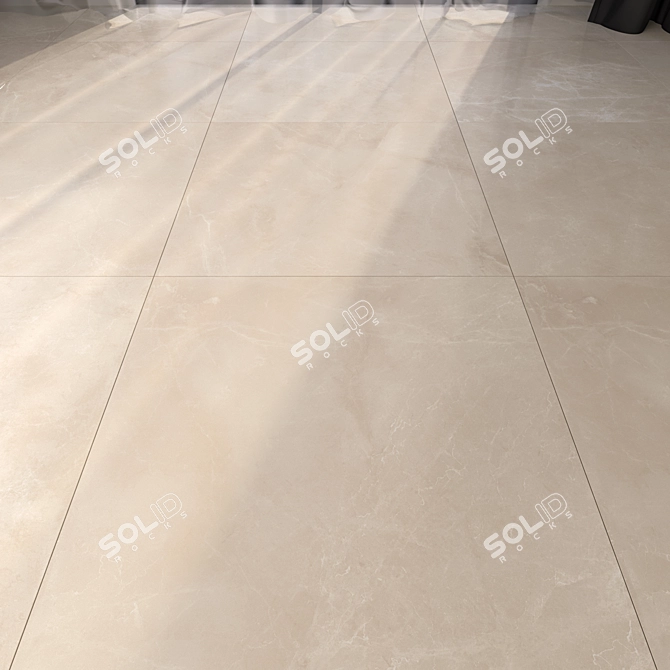 Luxury Marble Floor Tiles 3D model image 1