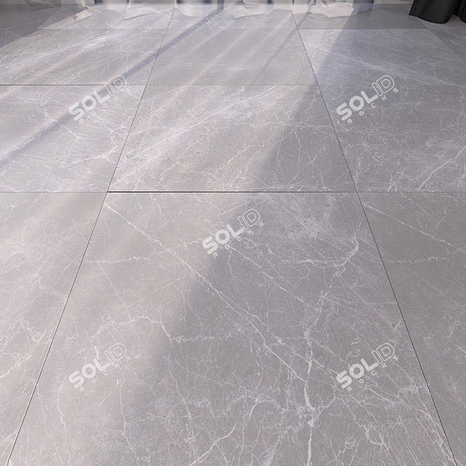 Luxury Marble Floor Tiles 3D model image 1