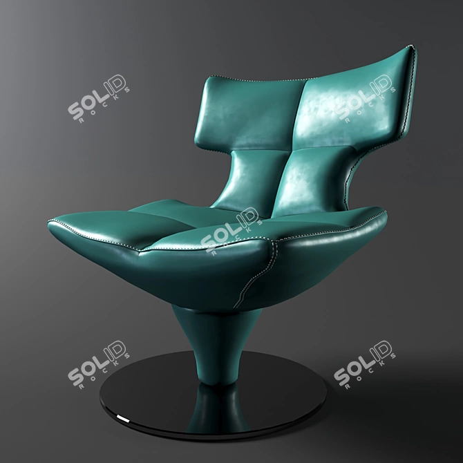 Harley Lounge Chair 3D model image 1