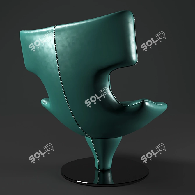 Harley Lounge Chair 3D model image 2