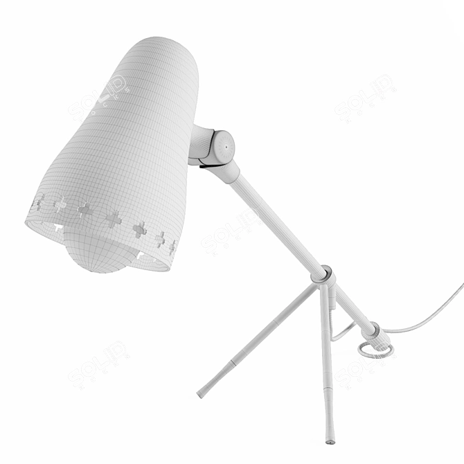 Modern Cocotte Table Lamp 3D model image 3