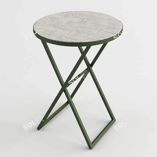 Sondag Concrete Top Outdoor Table 3D model image 1