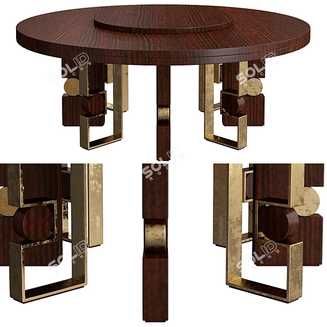 SMANIA Rodrigo Modern Style Table 3D model image 1