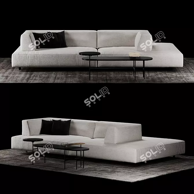 Modern Elegance: Living Divani Metro 2 Sofa
Sleek Sophistication: And Tradition JH7 Table 3D model image 1