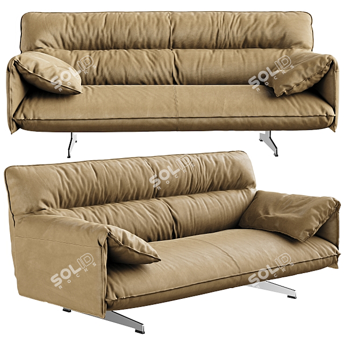  Luxurious poltronafrau ANTOHN sofa 3D model image 1