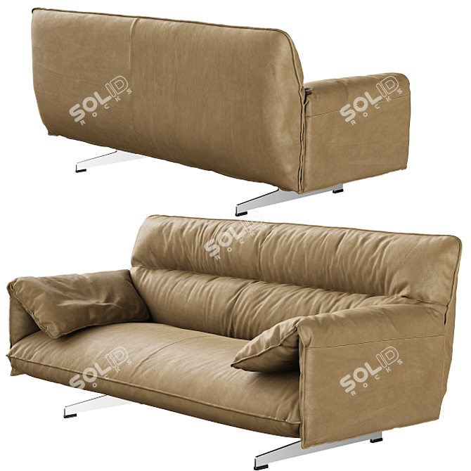  Luxurious poltronafrau ANTOHN sofa 3D model image 2