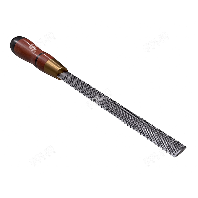 Precision Cut Wood Rasp Set 3D model image 1