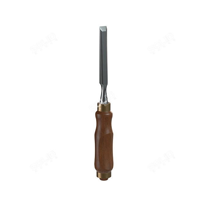 Premium 16mm Wood Chisel 3D model image 1
