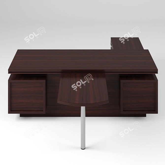 Executive Laminate Table 3D model image 3