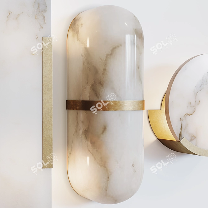 Modern Melange Sconce Collection 3D model image 3