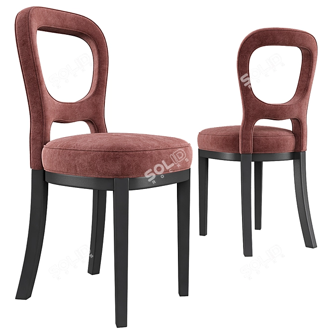 Elegant Gilda Chair by Galimberti Nino 3D model image 1