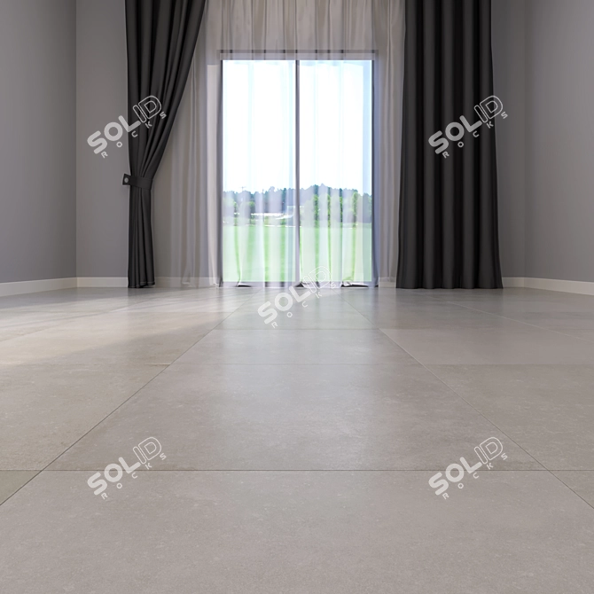 Elegant Marble Floor 71 3D model image 2