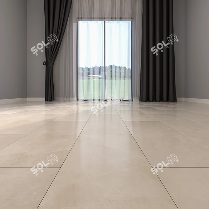 Luxury Marble Floor: HD Texture, 10 Variations 3D model image 2