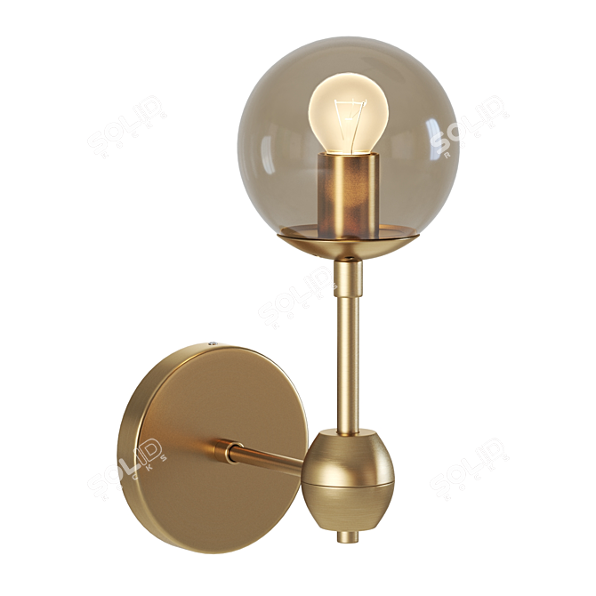 Newport 5801/A Wall Sconce - Elegant Illumination Solution 3D model image 1