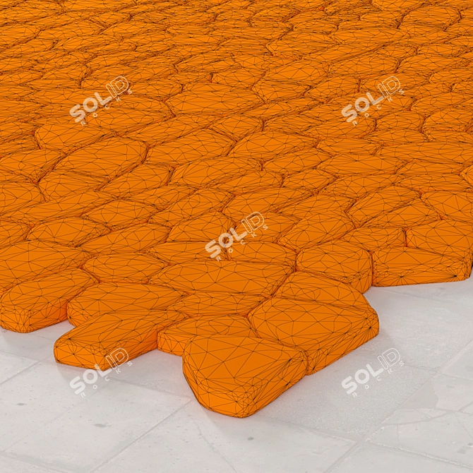 Polygon Paving Stones: High-Resolution Texture 3D model image 3