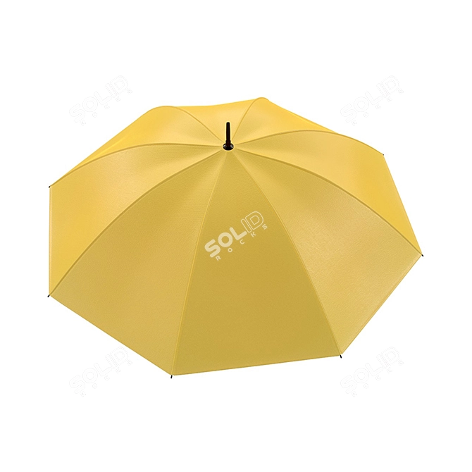 Geometric Folding Umbrella 3D model image 2