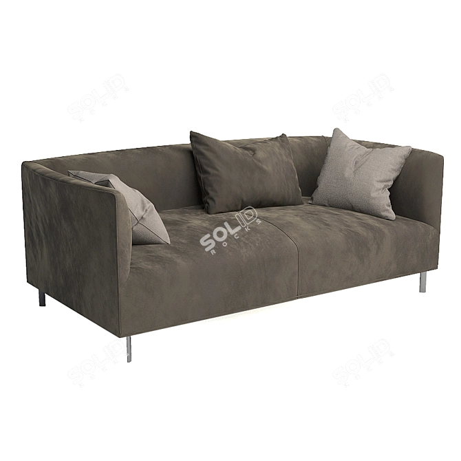 Breeze Sofa: Sleek, Stylish, Comfortable 3D model image 1