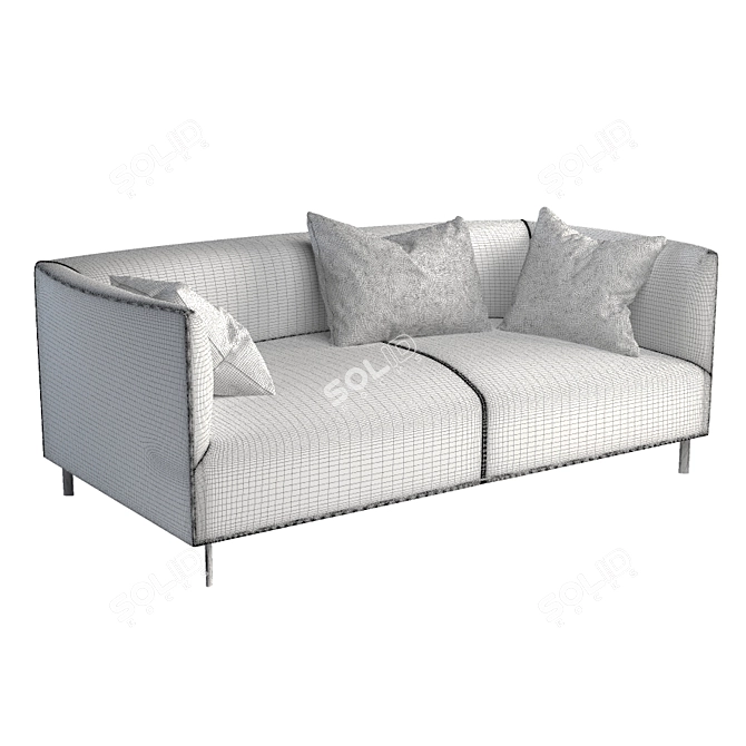 Breeze Sofa: Sleek, Stylish, Comfortable 3D model image 2