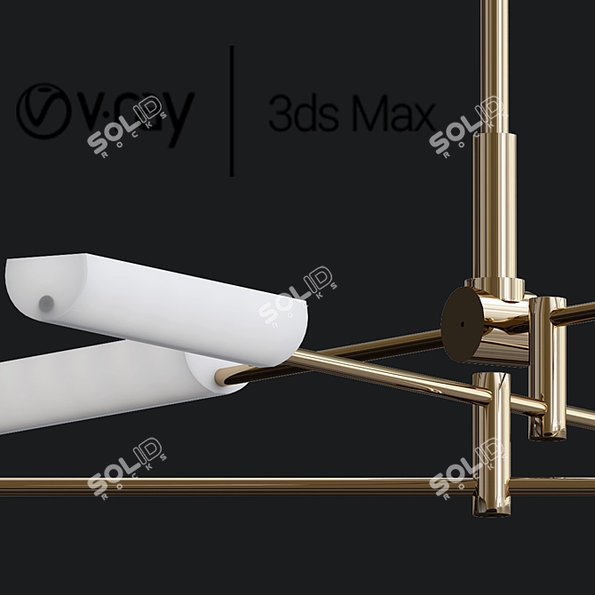 Daley Large Chandelier | Elegant Lighting Option 3D model image 2