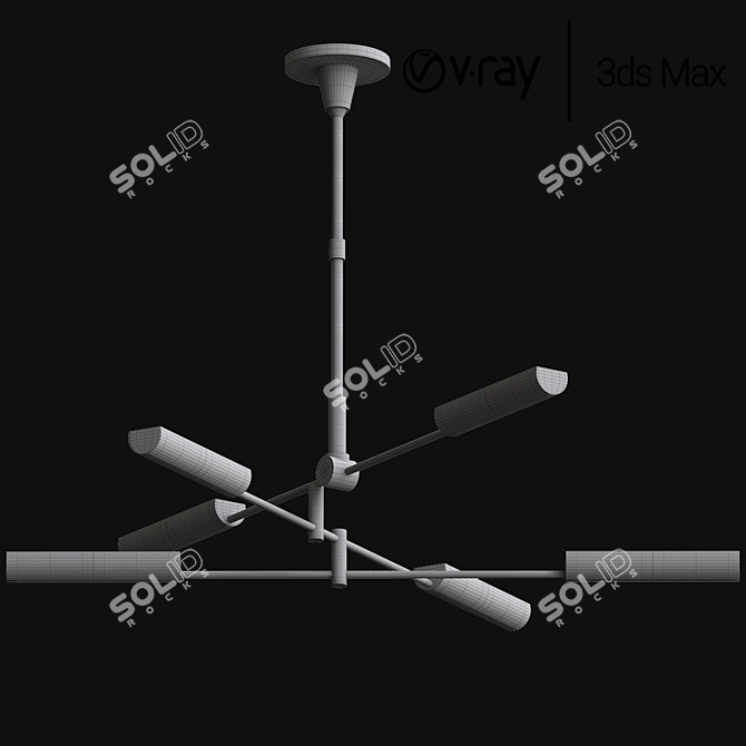 Daley Large Chandelier | Elegant Lighting Option 3D model image 3