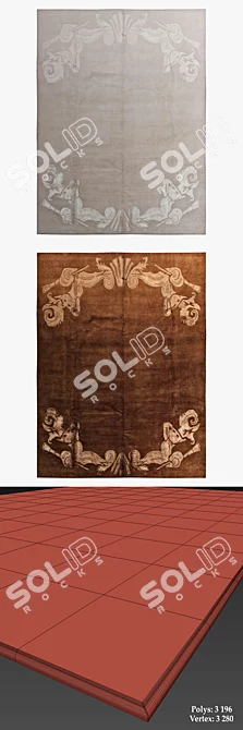 Tibetan Lux Firenze Rugs 3D model image 3