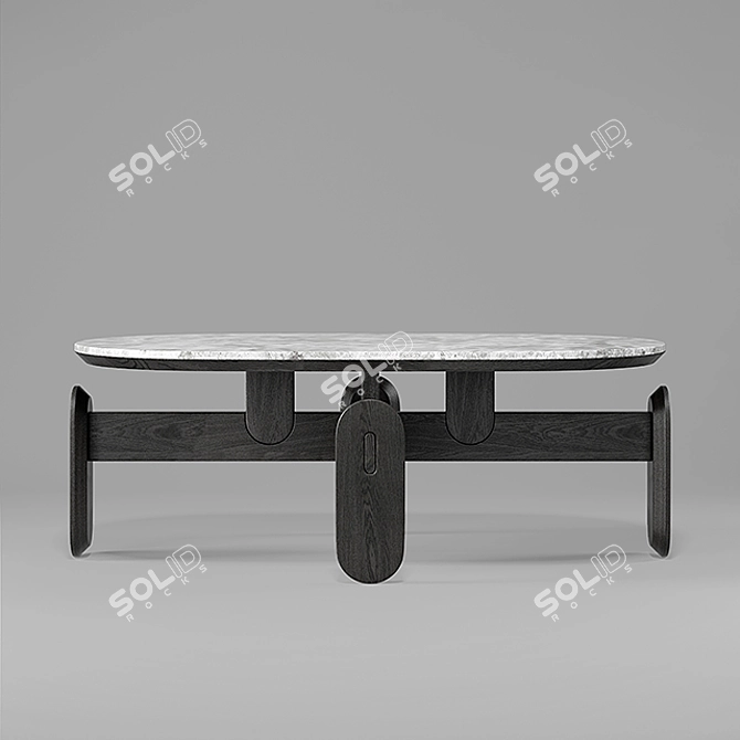 Pebble Journal Table - MYF Studio 3D model image 1