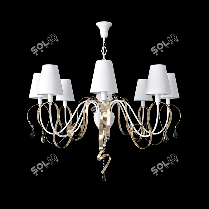 Elegant Intreccio Chandelier
(Table Lamp) 3D model image 2