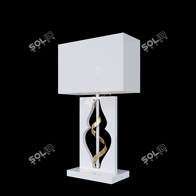 Elegant Intreccio Chandelier
(Table Lamp) 3D model image 3