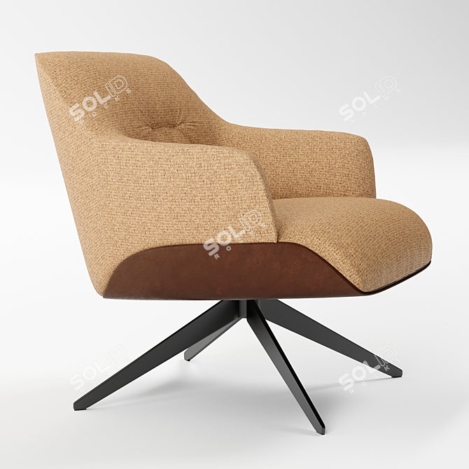Elegant Modern Molteni Kensington 3D model image 1