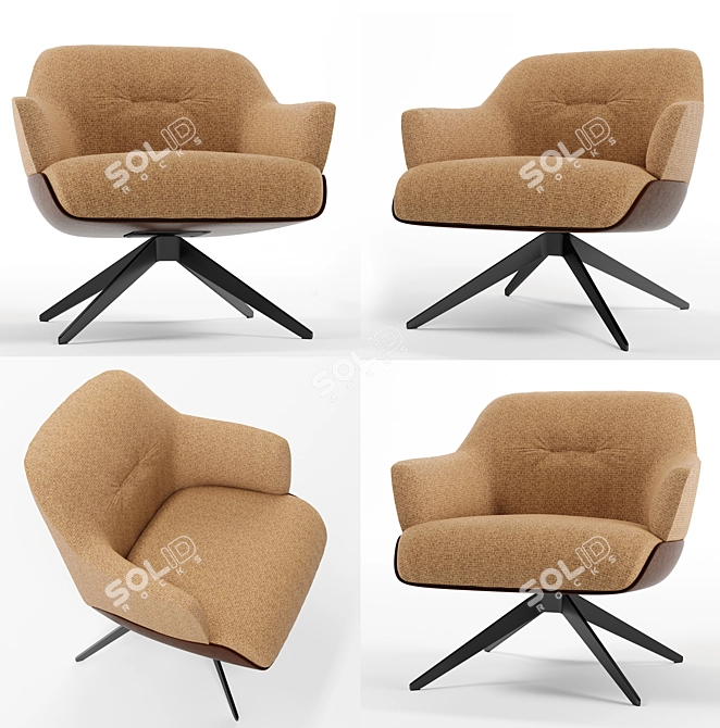 Elegant Modern Molteni Kensington 3D model image 2