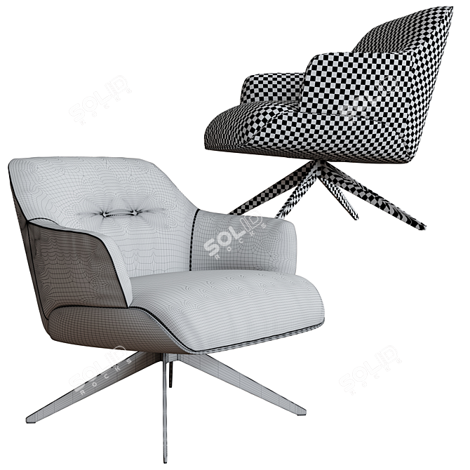 Elegant Modern Molteni Kensington 3D model image 6