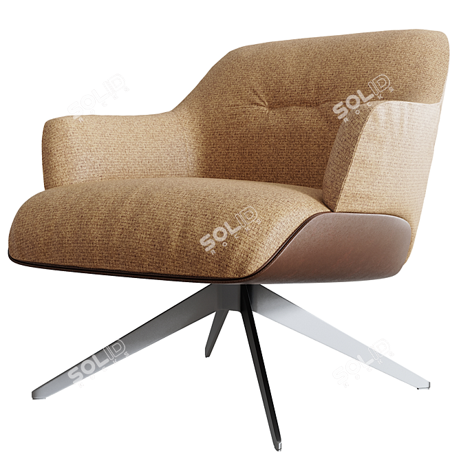 Elegant Modern Molteni Kensington 3D model image 8