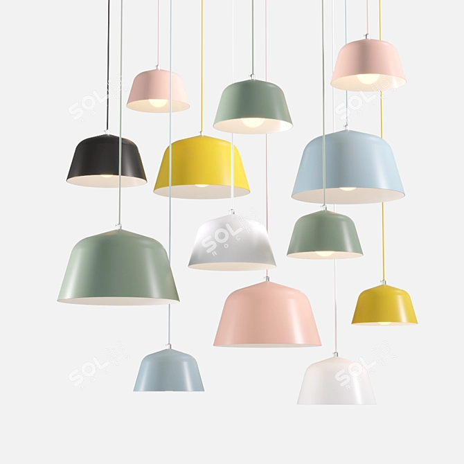 Scandinavian Style Lamp: Elegant Simplicity 3D model image 1