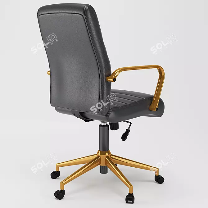 ErgoMesh Office Chair 3D model image 2