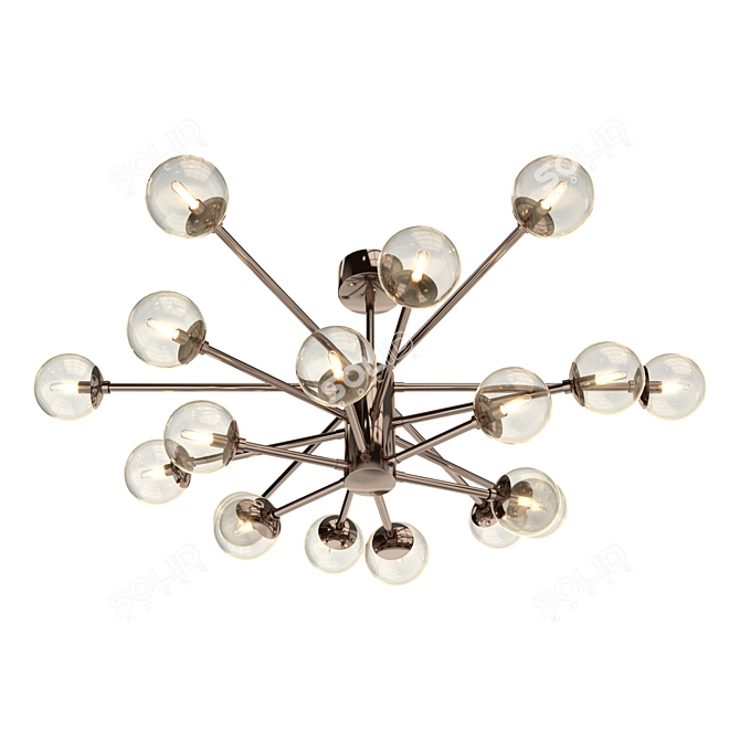 Arteriors Karrington Chandelier - Elegant Lighting Fixture 3D model image 2