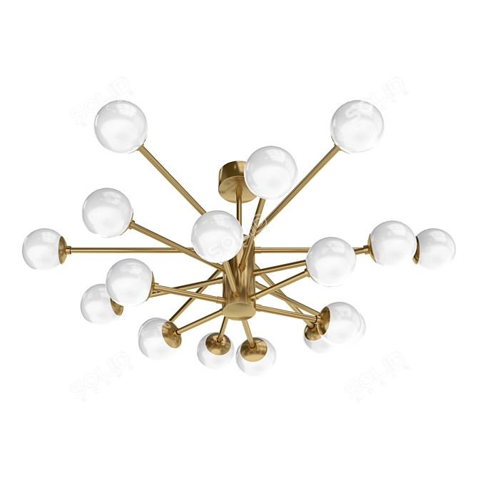 Arteriors Karrington Chandelier - Elegant Lighting Fixture 3D model image 3