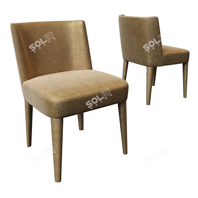 Elegant Kita Chair: Modern & Stylish 3D model image 1