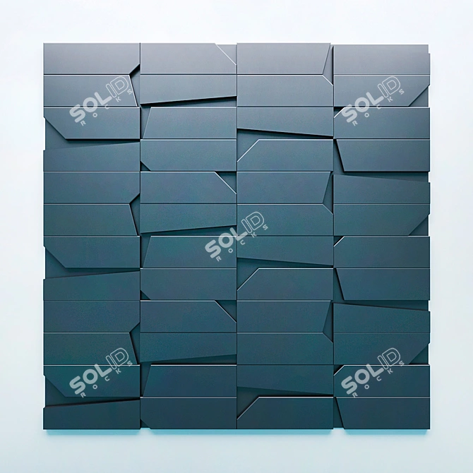 Modern Chic Gypsum Tiles 3D model image 1